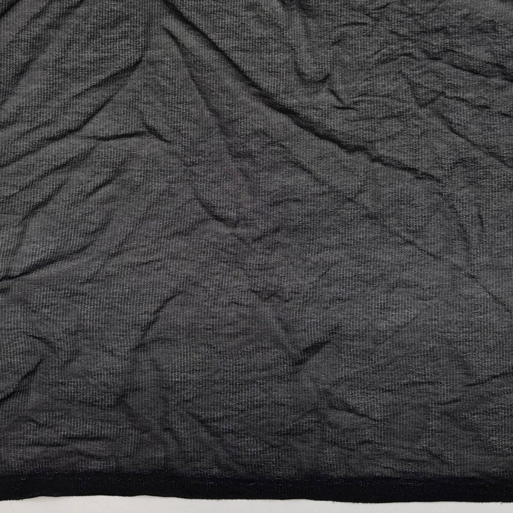Breezy River Bank - Mesh Poly/Spandex Knit - Black - 2.4M Bundle - True Deadstock fabric Fabric by private - Sustainable Textile | FABCYCLE
