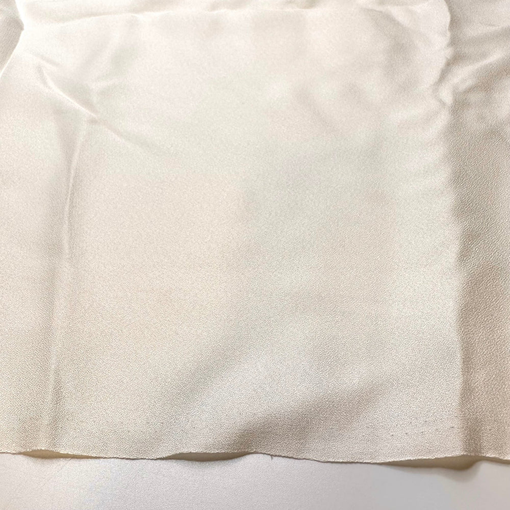 Bridal Collections - Crepe Cotton Woven - Light Cream - 2.45M Bundle - True Deadstock fabric Fabric by private - Sustainable Textile | FABCYCLE