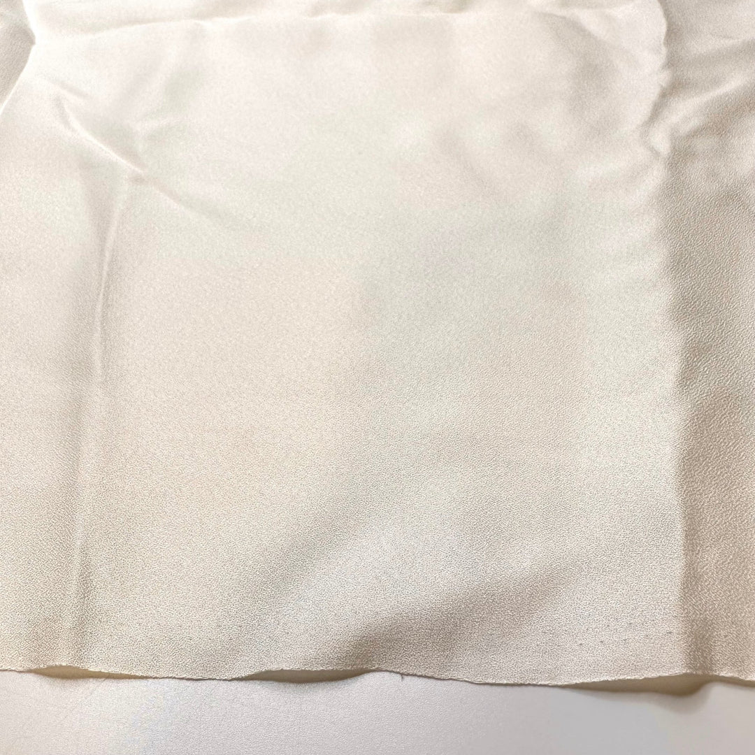 Bridal Collections - Crepe Cotton Woven - Light Cream - 2.45M Bundle - True Deadstock fabric Fabric by private - Sustainable Textile | FABCYCLE