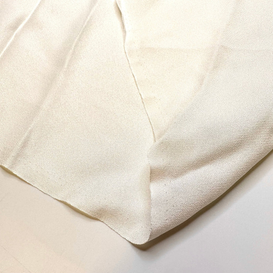 Bridal Collections - Crepe Cotton Woven - Light Cream - 2.45M Bundle - True Deadstock fabric Fabric by private - Sustainable Textile | FABCYCLE