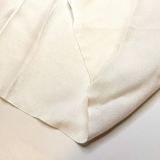 Bridal Collections - Crepe Cotton Woven - Light Cream - 2.45M Bundle - True Deadstock fabric Fabric by private - Sustainable Textile | FABCYCLE