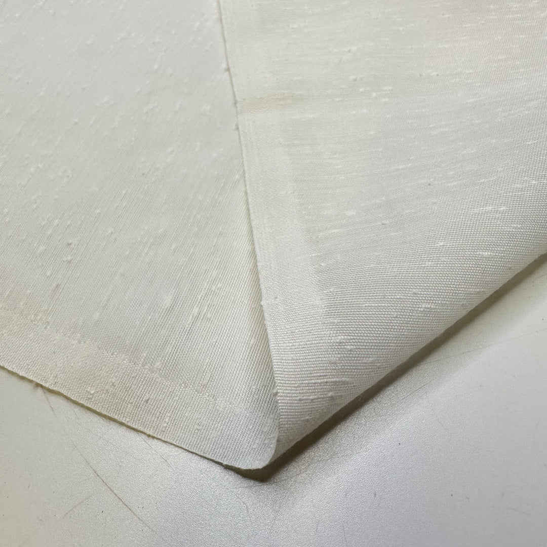 Bridal Suit - Polyester Blend Woven - White - 2.1M Bundle - True Deadstock fabric Fabric by private - Sustainable Textile | FABCYCLE