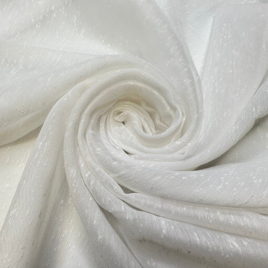 Bridal Suit - Polyester Blend Woven - White - 2.1M Bundle - True Deadstock fabric Fabric by private - Sustainable Textile | FABCYCLE