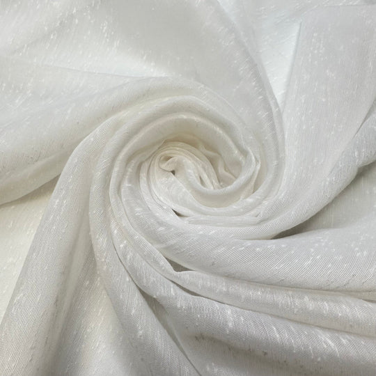 Bridal Suit - Polyester Blend Woven - White - 2.1M Bundle - True Deadstock fabric Fabric by private - Sustainable Textile | FABCYCLE
