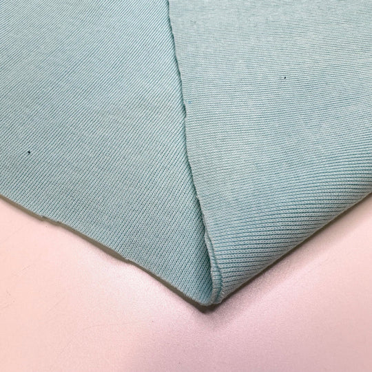 Bright Discolouration - Tubular Rib Knit Cotton Blend Knit - Light Blue - Bundles - True Deadstock fabric Fabric by private - Sustainable Textile | FABCYCLE