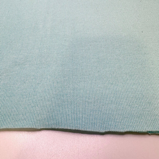 Bright Discolouration - Tubular Rib Knit Cotton Blend Knit - Light Blue - Bundles - True Deadstock fabric Fabric by private - Sustainable Textile | FABCYCLE