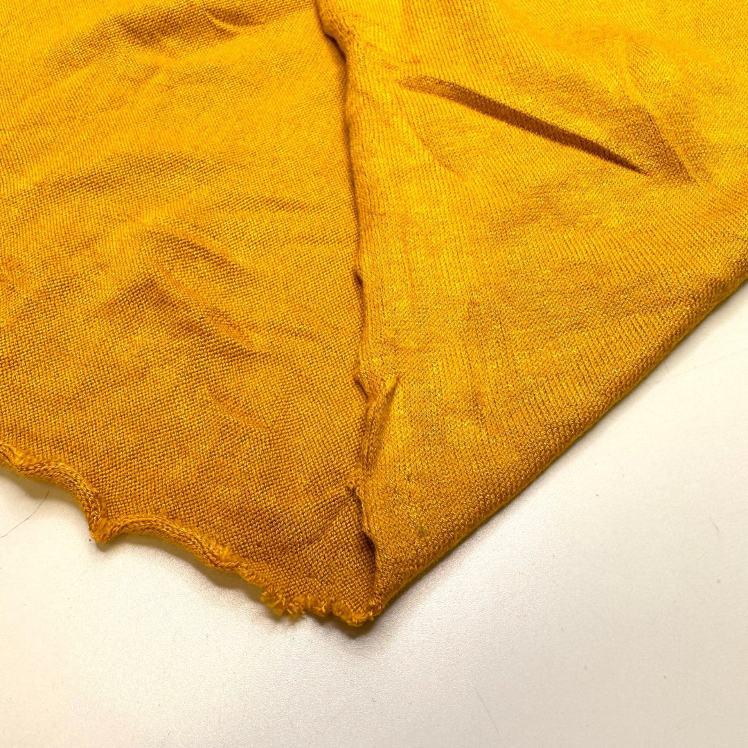 Bright Sunny Day - Rayon/Cotton Knit - Dark Yellow - 3.5M Bundle - True Deadstock fabric Fabric by private - Sustainable Textile | FABCYCLE