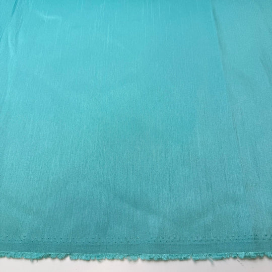 Bring A Side Dish - Polyester Blend Woven - Light Teal - 2.1M Bundle - True Deadstock fabric Fabric by private - Sustainable Textile | FABCYCLE