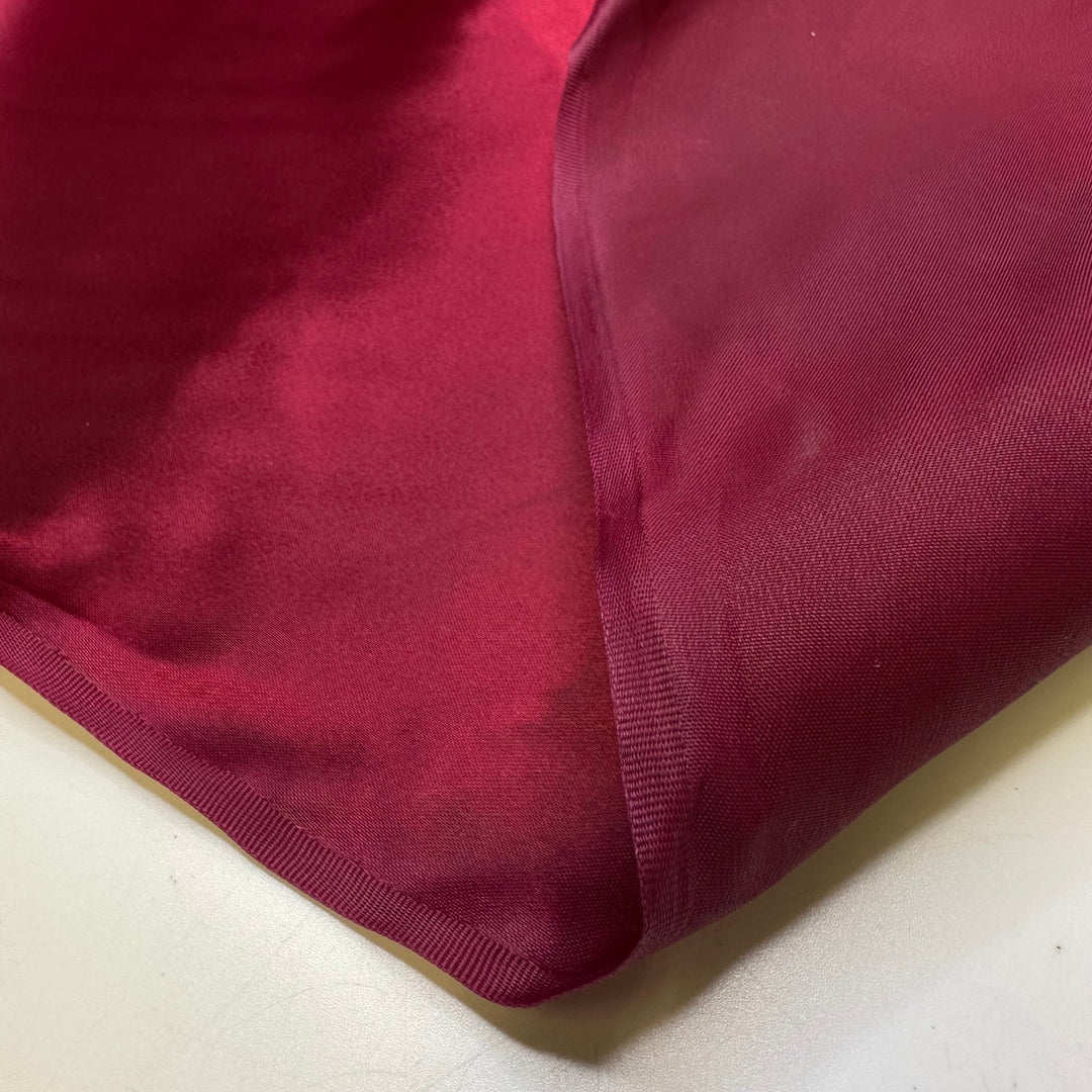 Bring The Romance - Vintage Satin Poly/Acetate Woven - Burgundy - 2.7M Bundle - True Deadstock fabric Fabric by private - Sustainable Textile | FABCYCLE