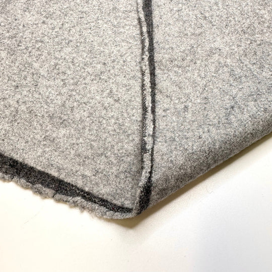Bringing Out The Winter Coats - Wool Blend Woven - Light Grey - 2.4M Bundle - True Deadstock fabric Fabric by private - Sustainable Textile | FABCYCLE