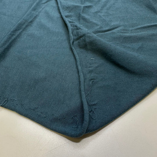 Brings A Teal To My Eye - Jersey Cotton/Rayon From Bamboo Knit - Teal - 0.95M Bundle - True Deadstock fabric Fabric by private - Sustainable Textile | FABCYCLE