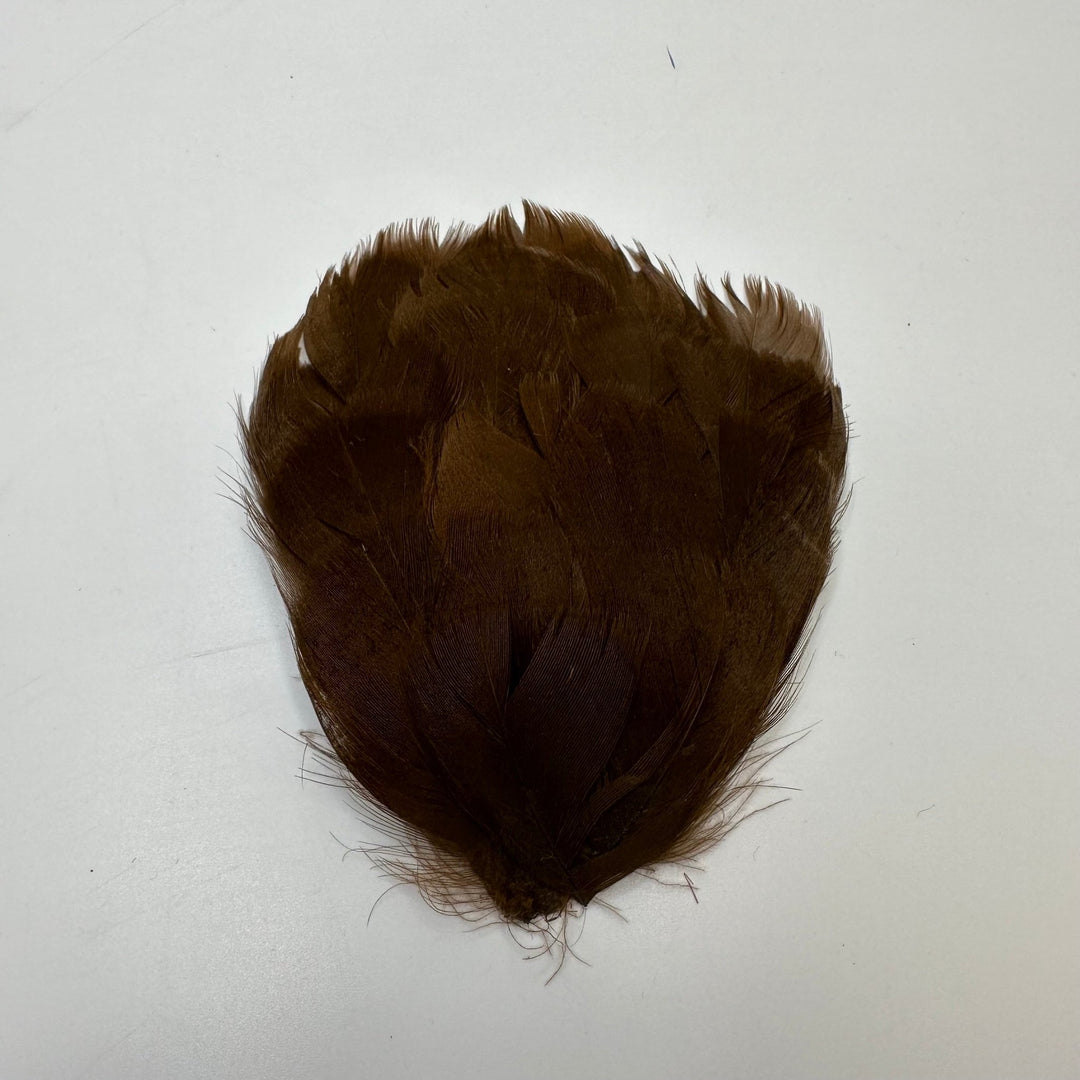 Brown Hat Piece Feathers - Brown - Individual - True Deadstock supplies Fabric by private - Sustainable Textile | FABCYCLE