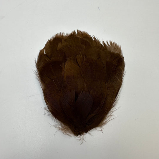 Brown Hat Piece Feathers - Brown - Individual - True Deadstock supplies Fabric by private - Sustainable Textile | FABCYCLE