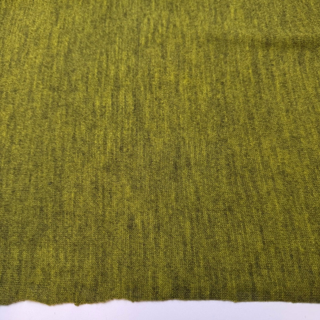 Brussels Sprouts - Brushed Sweater Knit Polyester Blend Knit - Light Green - 2M Bundle - True Deadstock fabric Fabric by private - Sustainable Textile | FABCYCLE