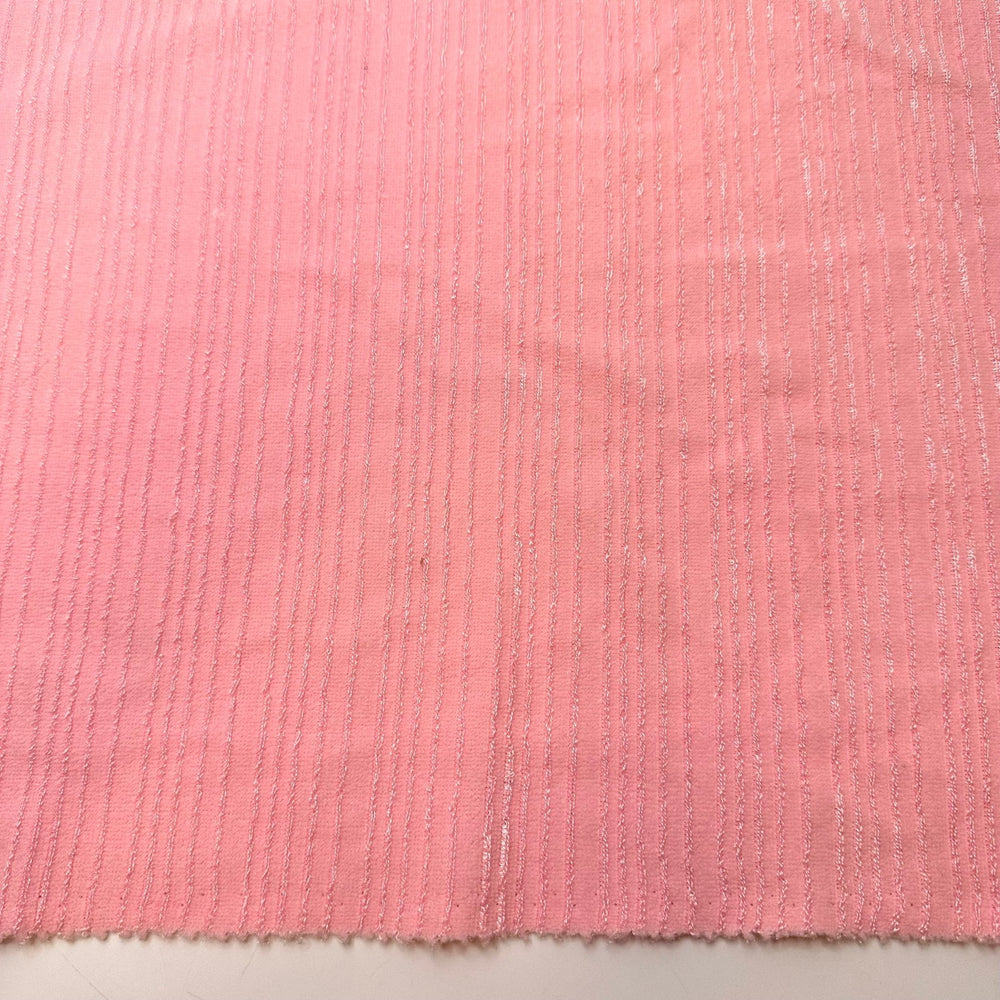 Bubble Bath - Polyester Blend Knit - Pink Stripes - 2M Bundle - True Deadstock fabric Fabric by private - Sustainable Textile | FABCYCLE