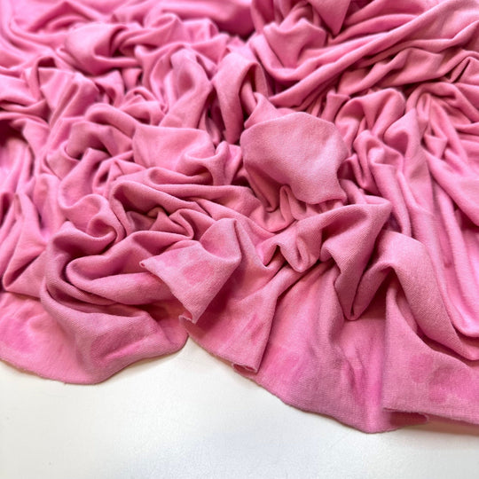 Bubble Bum Dreams - Jersey Rayon Blend Knit - Pink - 1.7M Bundle - True Deadstock fabric Fabric by private - Sustainable Textile | FABCYCLE