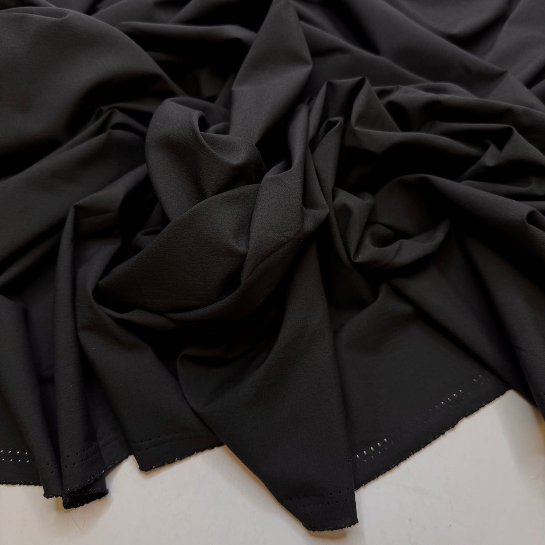 Bucky Barnes - Polyester Blend Woven - Black - 1.6M Bundle - True Deadstock fabric Fabric by private - Sustainable Textile | FABCYCLE