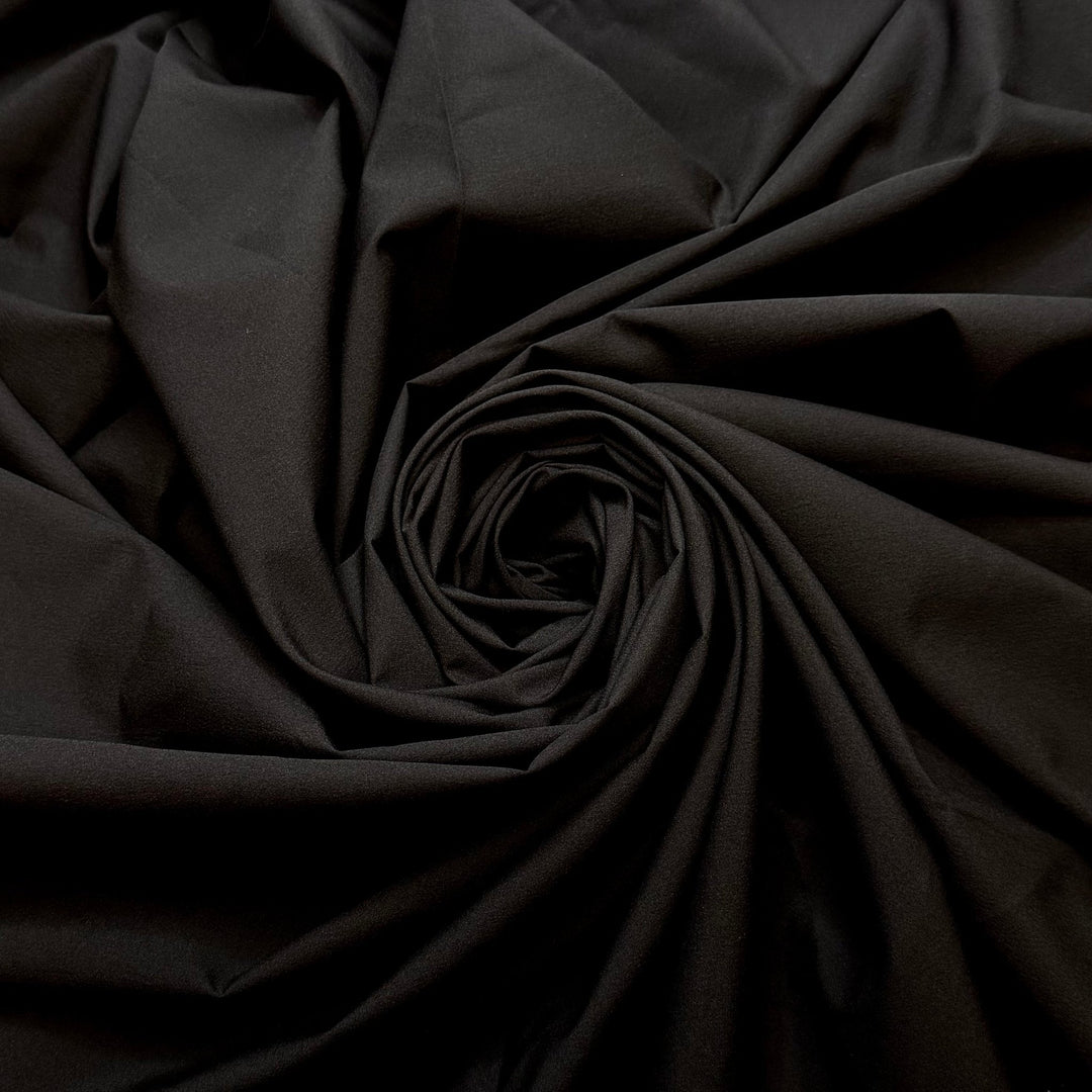 Bucky Barnes - Polyester Blend Woven - Black - 1.6M Bundle - True Deadstock fabric Fabric by private - Sustainable Textile | FABCYCLE