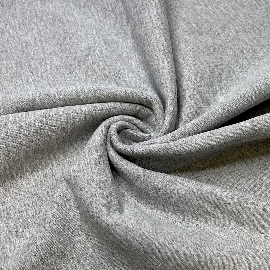 Build A Sweatshirt Pack - Jersey Fleece Cotton Blend Knit - Light Grey - 5 Pack - True Deadstock fabric Fabric by private - Sustainable Textile | FABCYCLE