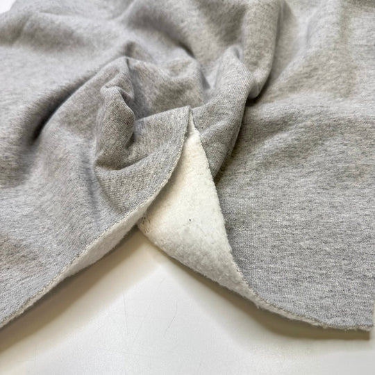 Build A Sweatshirt Pack - Jersey Fleece Cotton Blend Knit - Light Grey - 5 Pack - True Deadstock fabric Fabric by private - Sustainable Textile | FABCYCLE