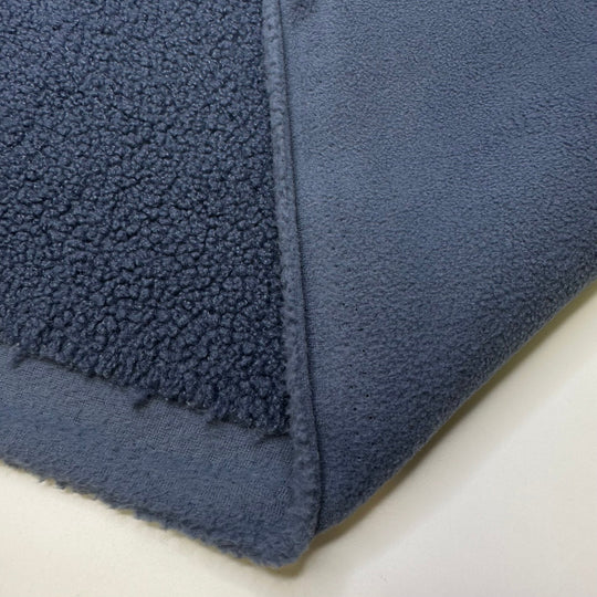 Bundle Up - Fleece Polyester Blend Knit - Blue - 1M Bundle - True Deadstock fabric Fabric by private - Sustainable Textile | FABCYCLE