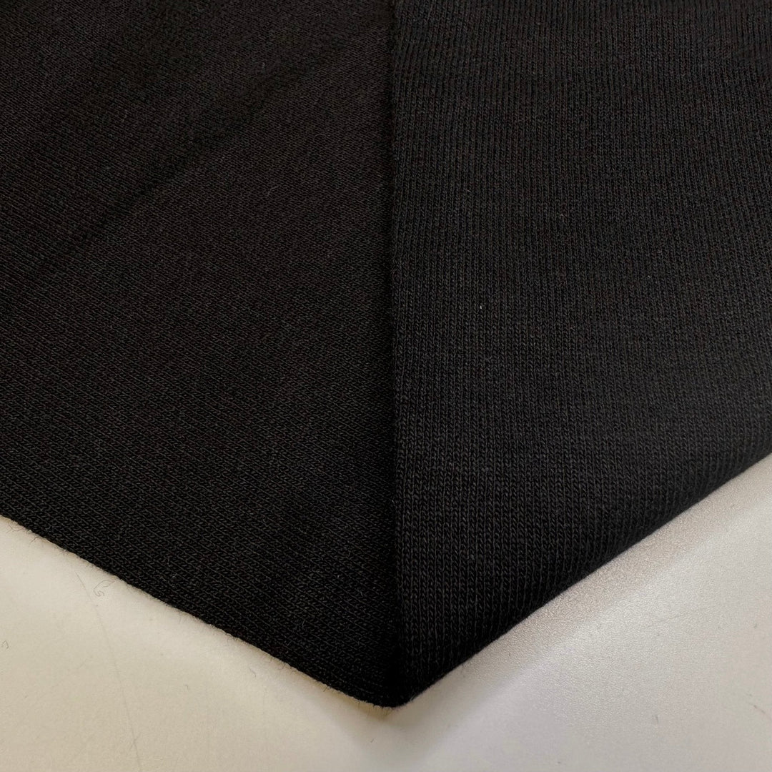 Bundled In A Snuggie - Tubular Jersey Fleece Cotton Blend Knit - Black - 2M Bundle - True Deadstock fabric Fabric by private - Sustainable Textile | FABCYCLE