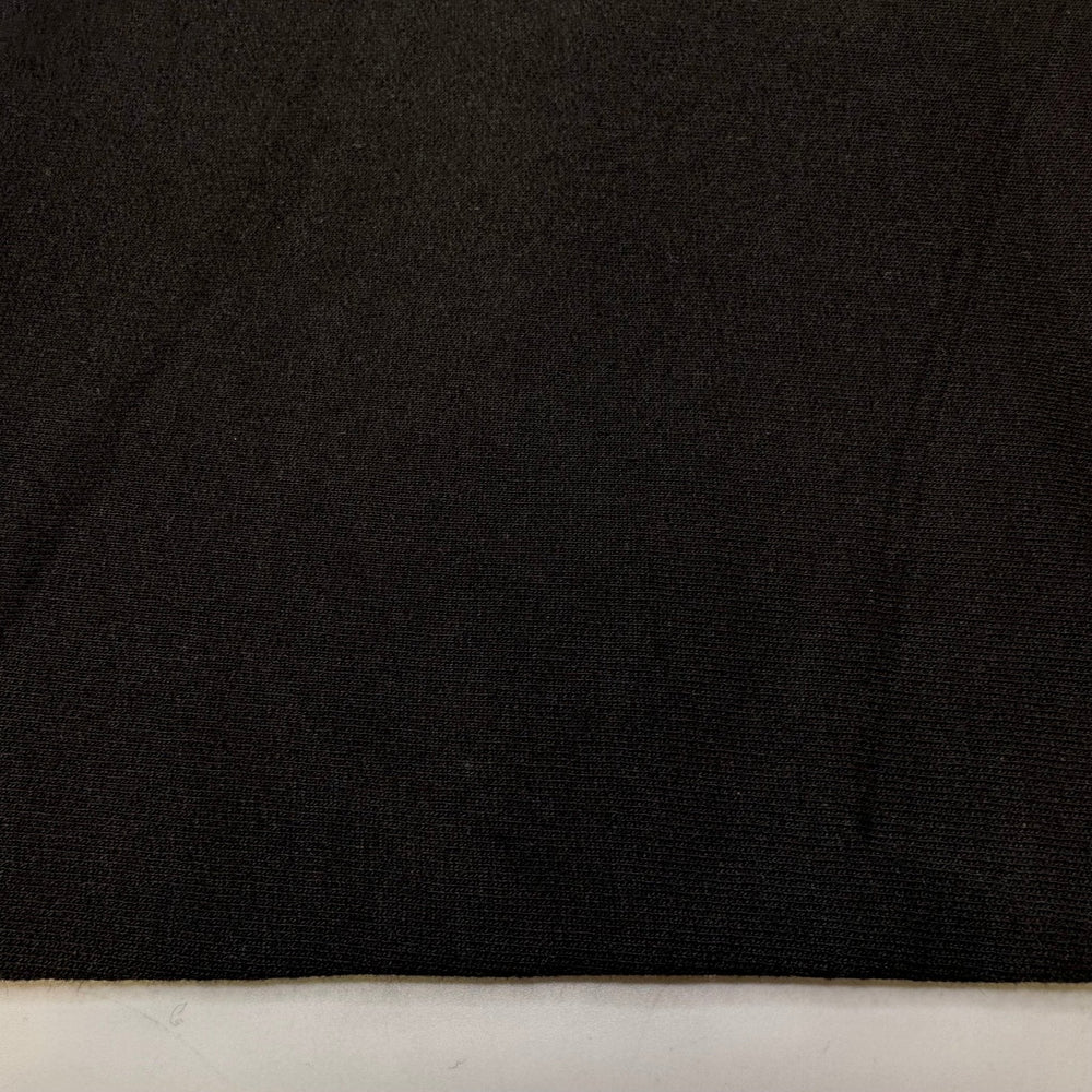 Bundled In A Snuggie - Tubular Jersey Fleece Cotton Blend Knit - Black - 2M Bundle - True Deadstock fabric Fabric by private - Sustainable Textile | FABCYCLE