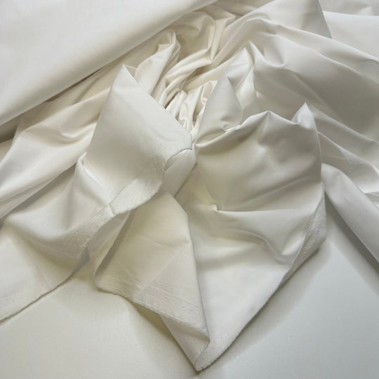 Burning Man - Poly/Cotton Woven - White - 3.4M Bundle - True Deadstock fabric Fabric by private - Sustainable Textile | FABCYCLE