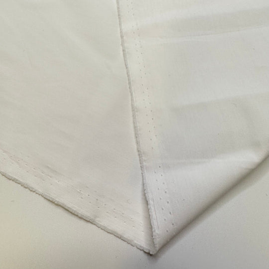 Burning Man - Poly/Cotton Woven - White - 3.4M Bundle - True Deadstock fabric Fabric by private - Sustainable Textile | FABCYCLE