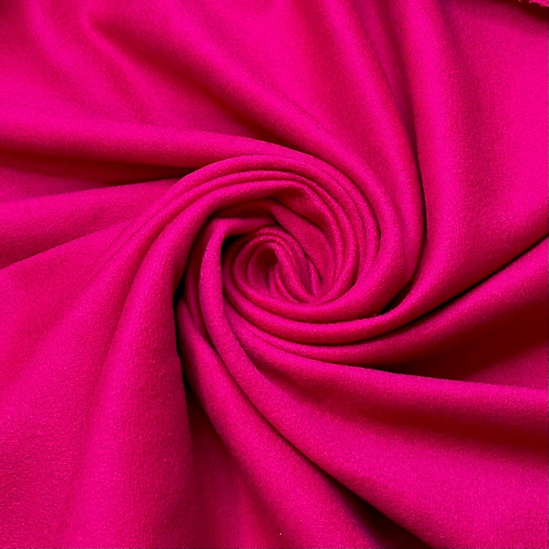 Business Casual Barbie - Wool Blend Woven - Magenta - 1.6M Bundle - True Deadstock fabric Fabric by private - Sustainable Textile | FABCYCLE