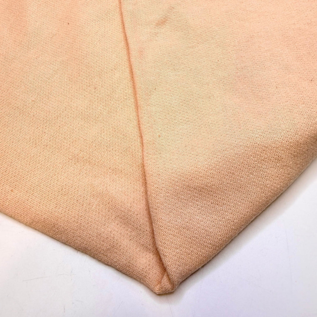 Butterflies In Your Stomach - Tubular Jersey Fleece Polyester Blend Knit - Light Beige - 1.1M Bundle - True Deadstock fabric Fabric by private - Sustainable Textile | FABCYCLE