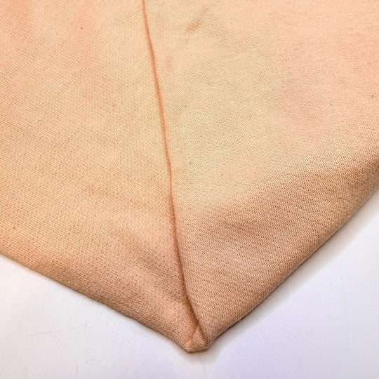 Butterflies In Your Stomach - Tubular Jersey Fleece Polyester Blend Knit - Light Beige - 1.1M Bundle - True Deadstock fabric Fabric by private - Sustainable Textile | FABCYCLE