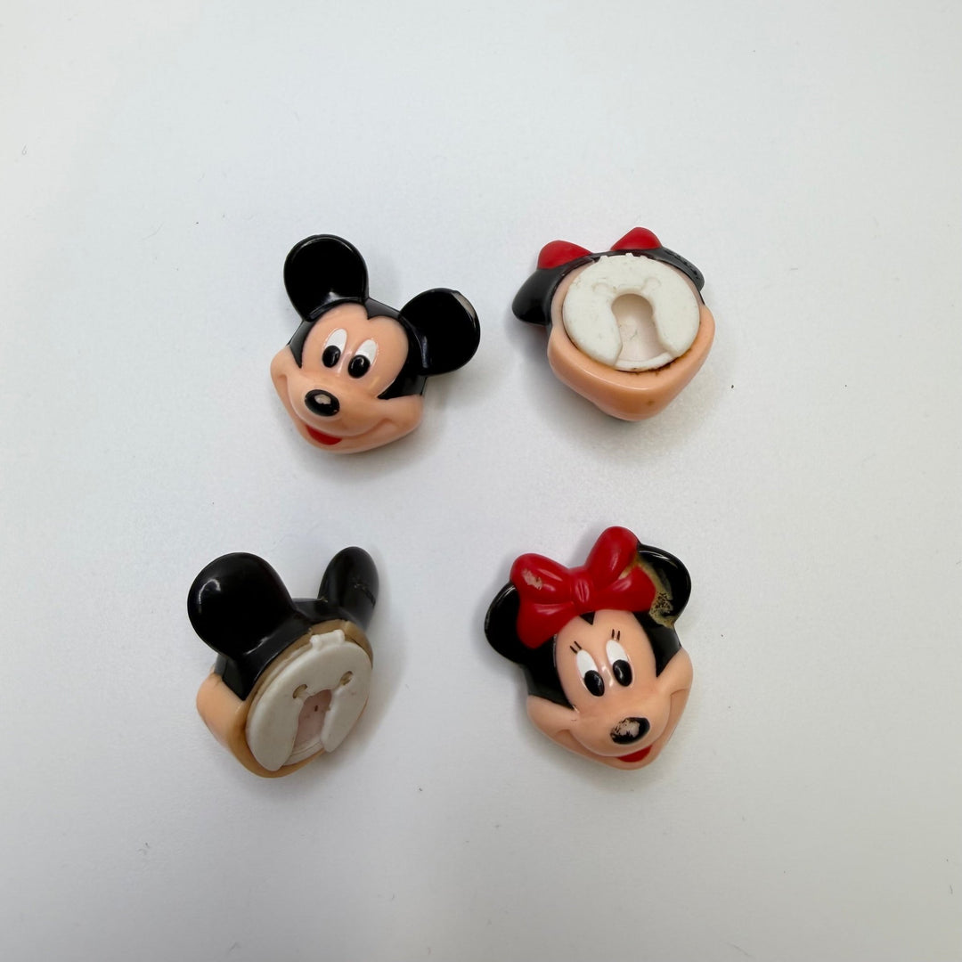 Button Attachment Button - 30MM Plastic - Beige/Black - 4 Pack - True Deadstock supplies Fabric by private - Sustainable Textile | FABCYCLE