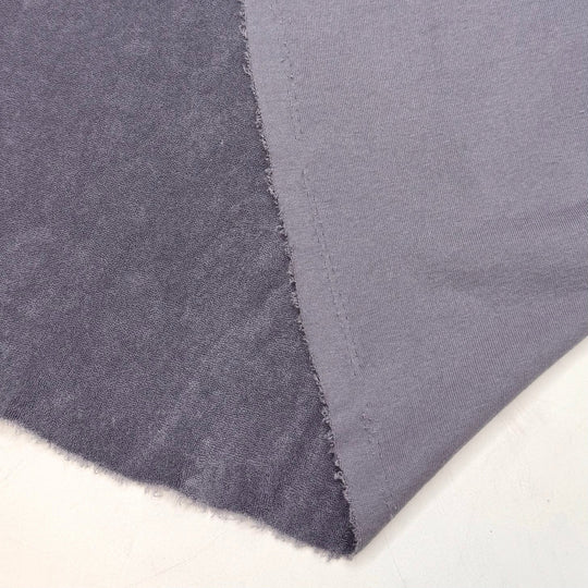 Buying A Hot Tub - Terry Cotton/Poly Knit - Grey - 1.5M Bundle - True Deadstock fabric Fabric by private - Sustainable Textile | FABCYCLE