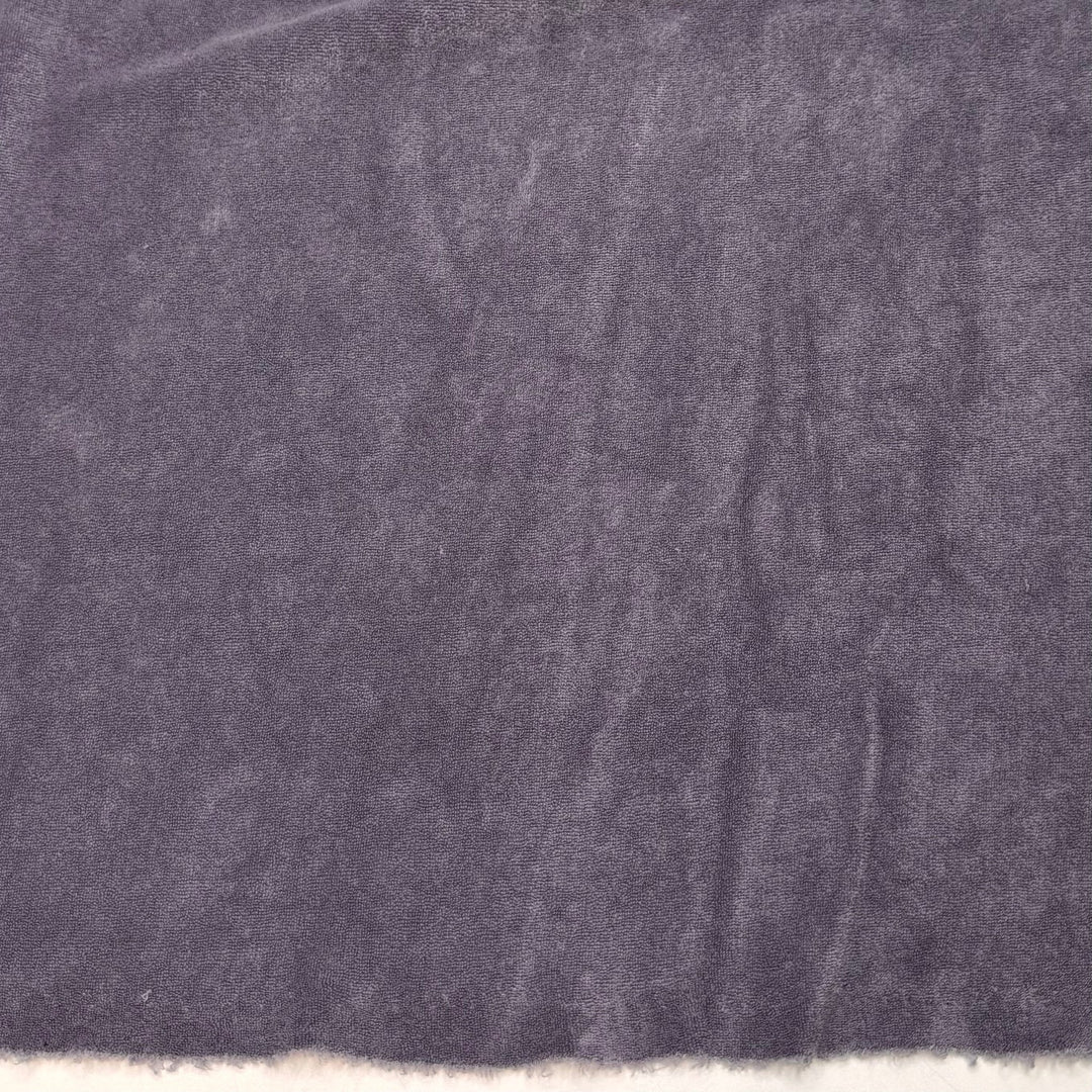 Buying A Hot Tub - Terry Cotton/Poly Knit - Grey - 1.5M Bundle - True Deadstock fabric Fabric by private - Sustainable Textile | FABCYCLE