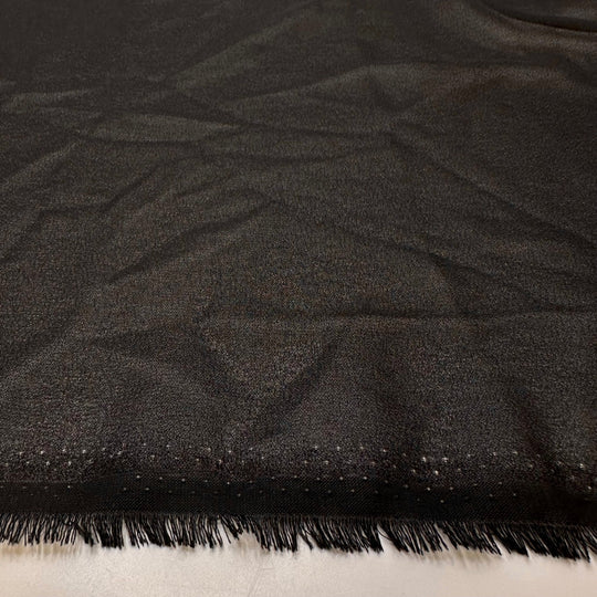 Buying An Unopened Safe - Chiffon Poly Woven - Black - 1M Bundle - True Deadstock fabric Fabric by private - Sustainable Textile | FABCYCLE