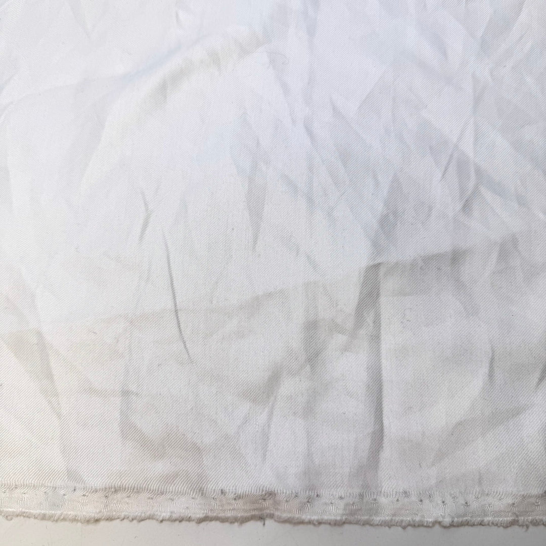 Calculus - Polyester Blend Woven - White - 2.8M Bundle - True Deadstock fabric Fabric by private - Sustainable Textile | FABCYCLE
