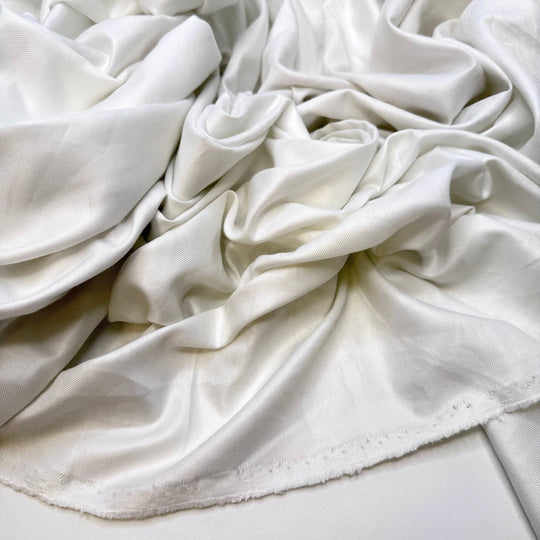 Calculus - Polyester Blend Woven - White - 2.8M Bundle - True Deadstock fabric Fabric by private - Sustainable Textile | FABCYCLE