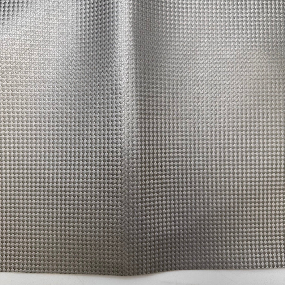 Camera Flash - Waterproof Vinyl PVC Woven - Silver Geometric - 1.5M Bundle - True Deadstock fabric Fabric by private - Sustainable Textile | FABCYCLE