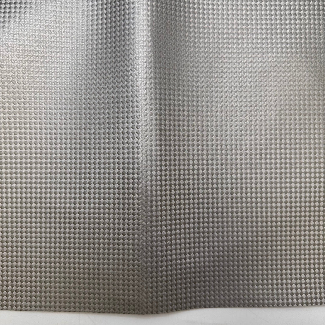 Camera Flash - Waterproof Vinyl PVC Woven - Silver Geometric - 1.5M Bundle - True Deadstock fabric Fabric by private - Sustainable Textile | FABCYCLE