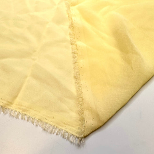 Camera Flashes - Chiffon Poly Woven - Light Yellow - 1M Bundle - True Deadstock fabric Fabric by private - Sustainable Textile | FABCYCLE