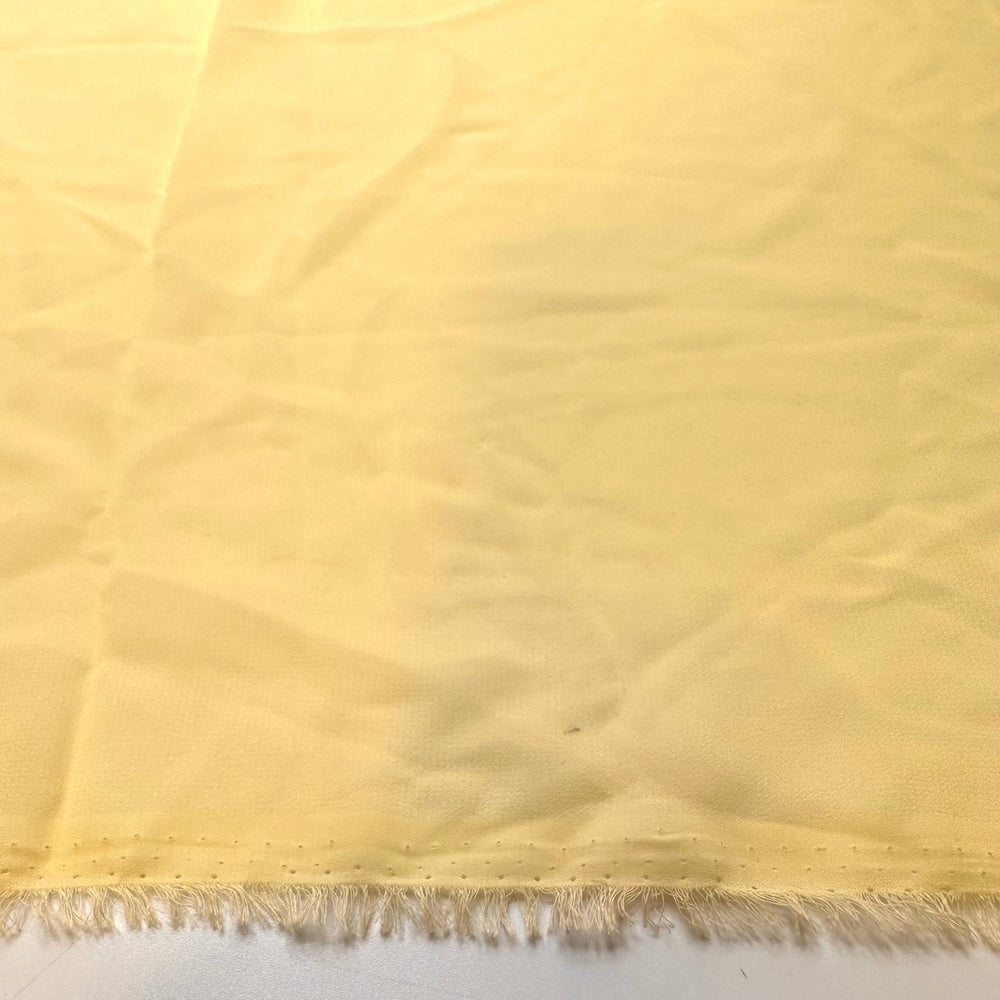 Camera Flashes - Chiffon Poly Woven - Light Yellow - 1M Bundle - True Deadstock fabric Fabric by private - Sustainable Textile | FABCYCLE