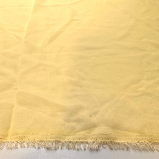 Camera Flashes - Chiffon Poly Woven - Light Yellow - 1M Bundle - True Deadstock fabric Fabric by private - Sustainable Textile | FABCYCLE