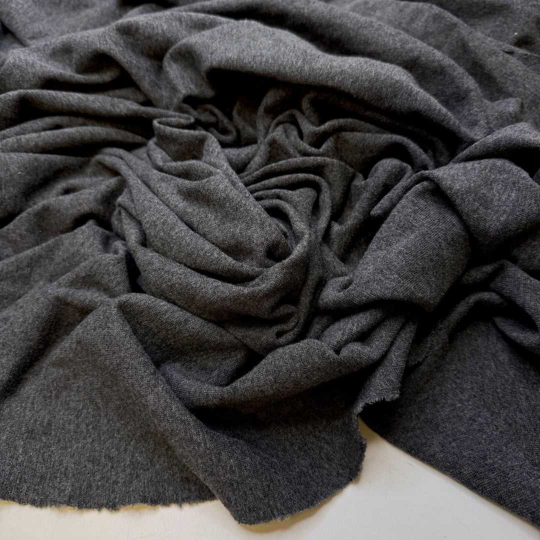 Camp Chef - Rib Knit Natural Blend Knit - Dark Grey - 3.7M Bundle - True Deadstock fabric Fabric by private - Sustainable Textile | FABCYCLE