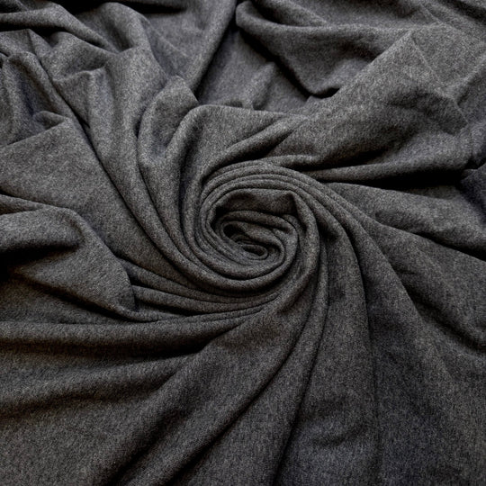 Camp Chef - Rib Knit Natural Blend Knit - Dark Grey - 3.7M Bundle - True Deadstock fabric Fabric by private - Sustainable Textile | FABCYCLE