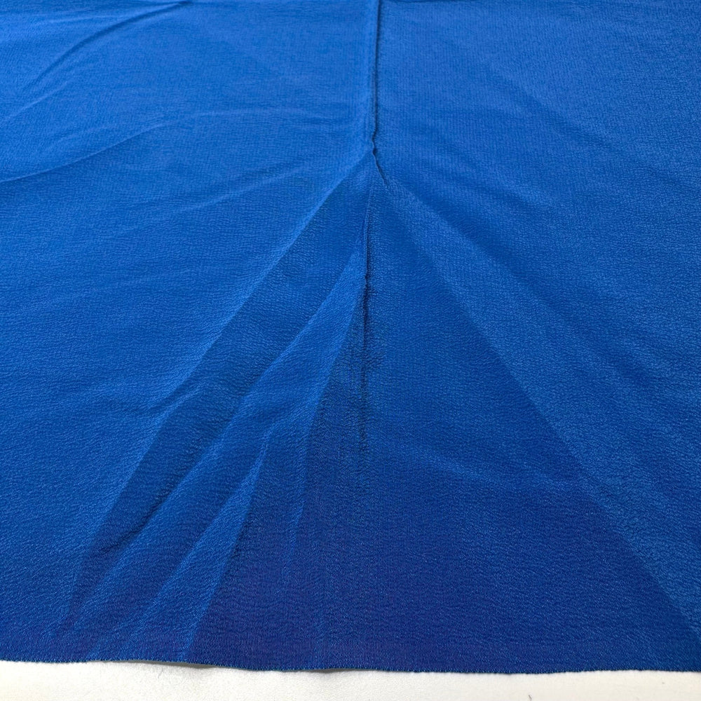 Camping Along The River - Crepe Silk Woven - Blue - 4.75M Bundle - True Deadstock fabric Fabric by private - Sustainable Textile | FABCYCLE