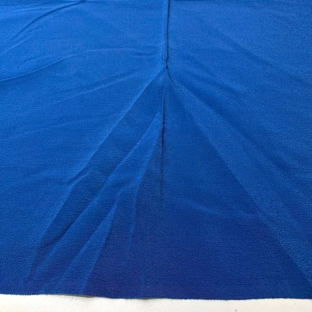 Camping Along The River - Crepe Silk Woven - Blue - 4.75M Bundle - True Deadstock fabric Fabric by private - Sustainable Textile | FABCYCLE