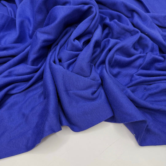 Camping By The River - Tubular Rib Knit Cotton Blend Knit - Dark Blue - 2M Bundle - True Deadstock fabric Fabric by private - Sustainable Textile | FABCYCLE