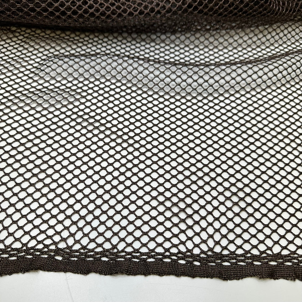 Camping Memories - Mesh Poly Knit - Brown - 2.6M Bundle - True Deadstock fabric Fabric by private - Sustainable Textile | FABCYCLE