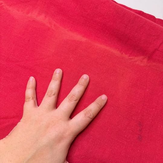 Canning Everything - Cotton Woven - Dark Pink - 1M Bundle - True Deadstock fabric Fabric by private - Sustainable Textile | FABCYCLE